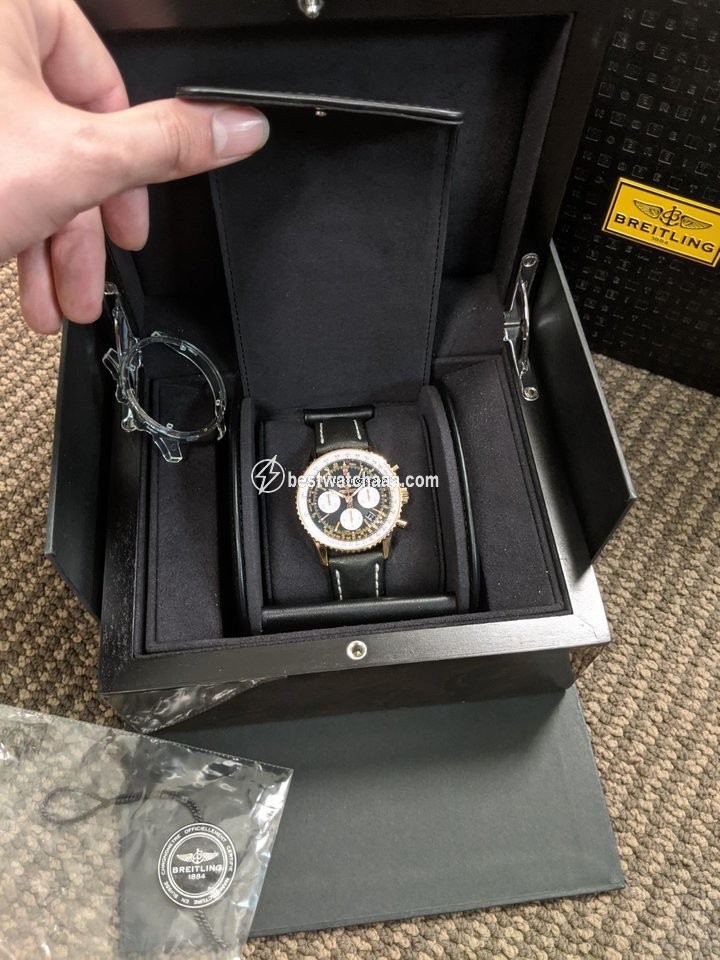 Breitling Navitimer 01 Mens watch Unisex Automatic Rose gold RB012012 BA49 - gallery