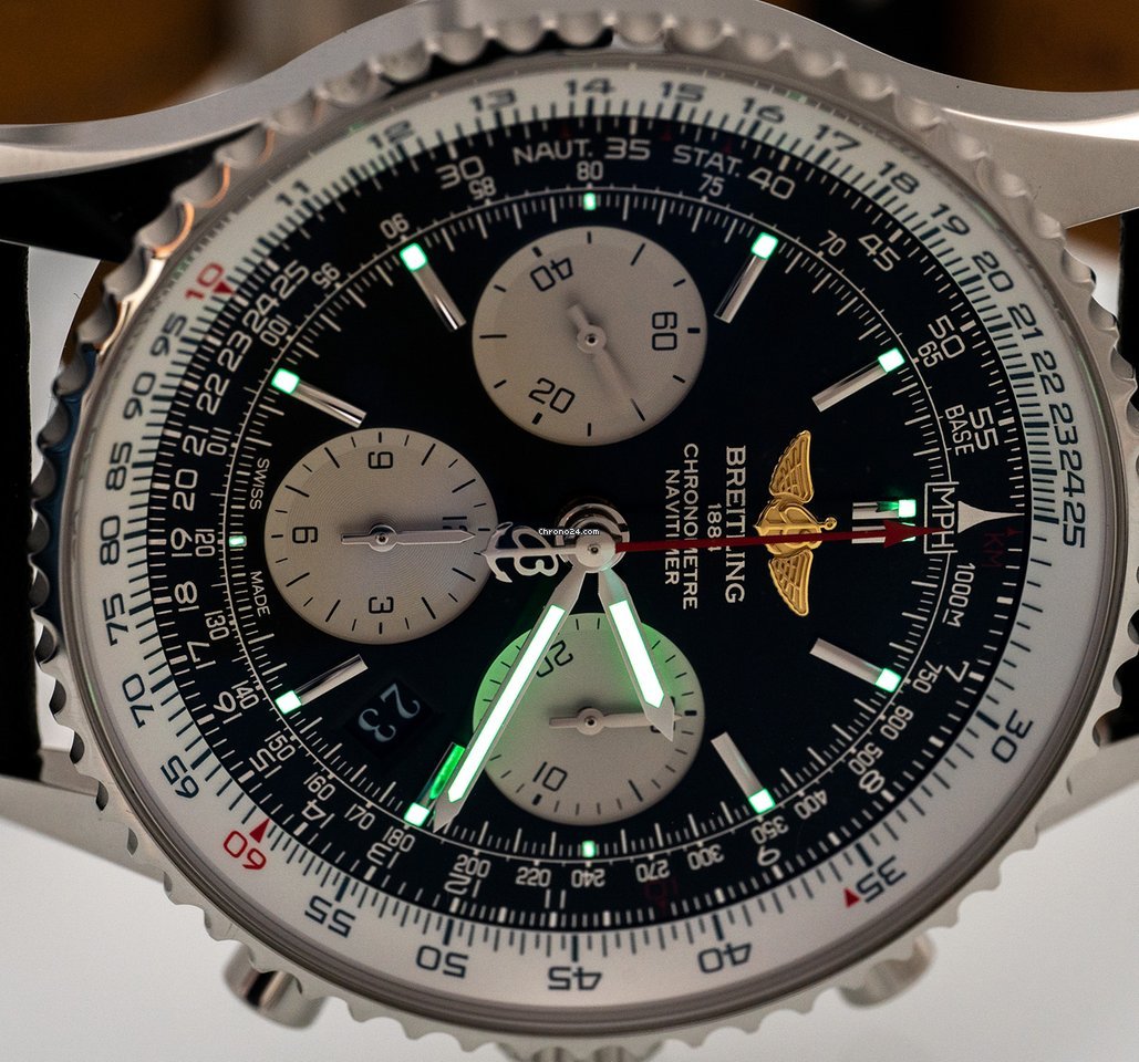 Breitling Navitimer 01 Mens watch Unisex Automatic Steel AB012012 BB01 - gallery