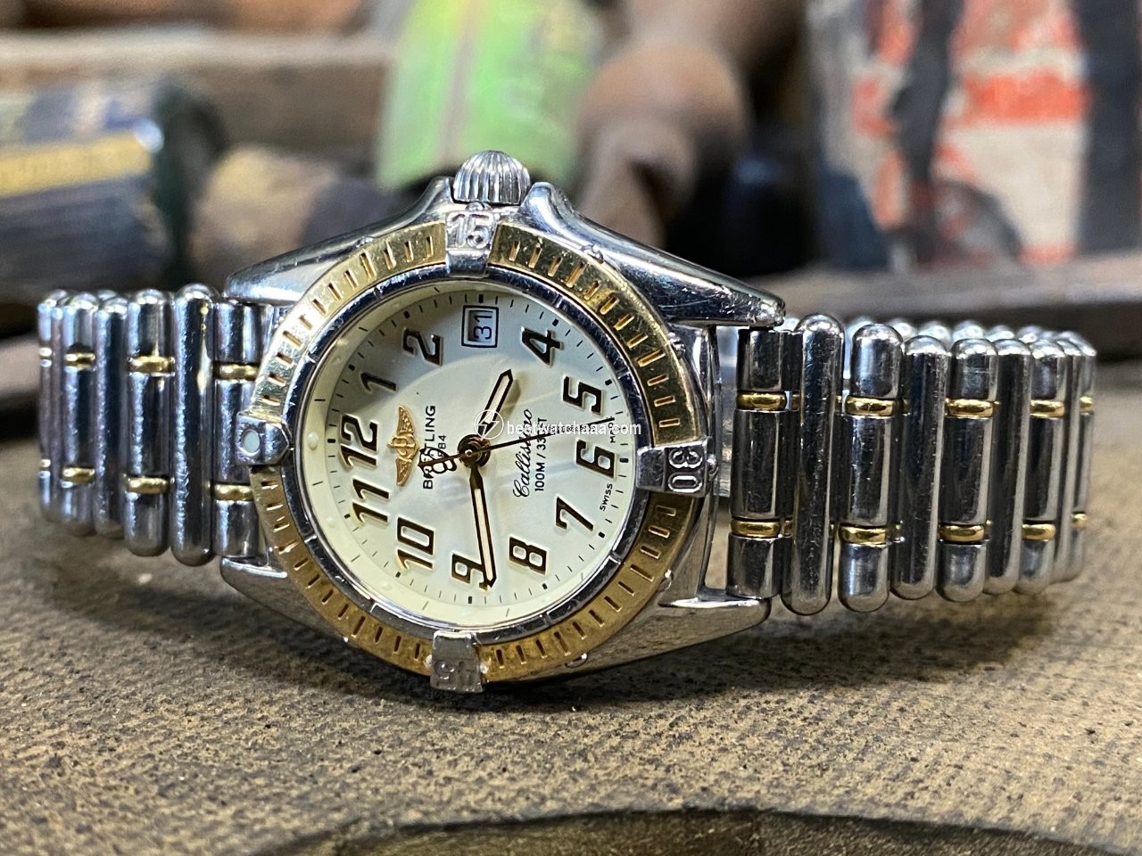 Breitling Callistino Womens watch Quartz Gold Steel D52345 - gallery