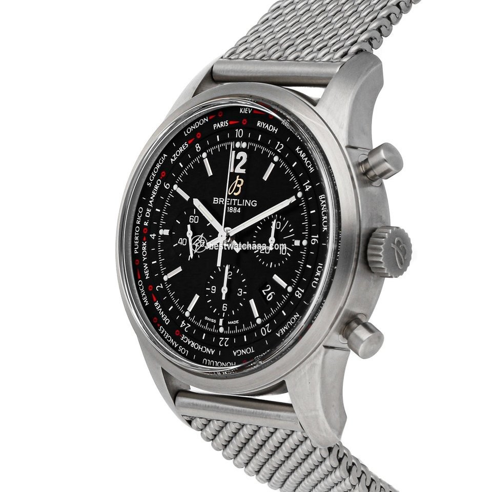 Breitling Transocean Unitime Pilot Mens watch Unisex Automatic Steel AB0510U6 BC26 - gallery