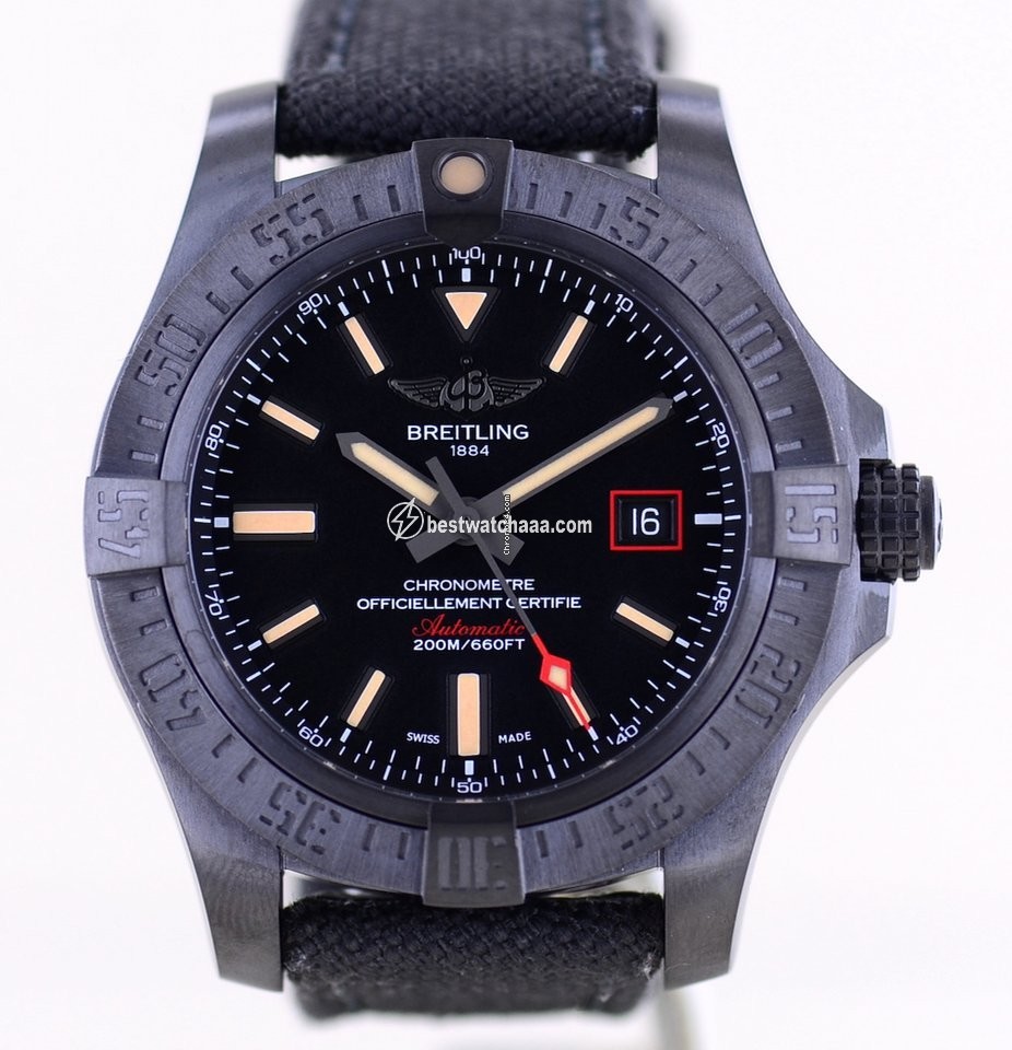 Breitling Avenger Blackbird 44 Mens watch Unisex Automatic Titanium V1731110