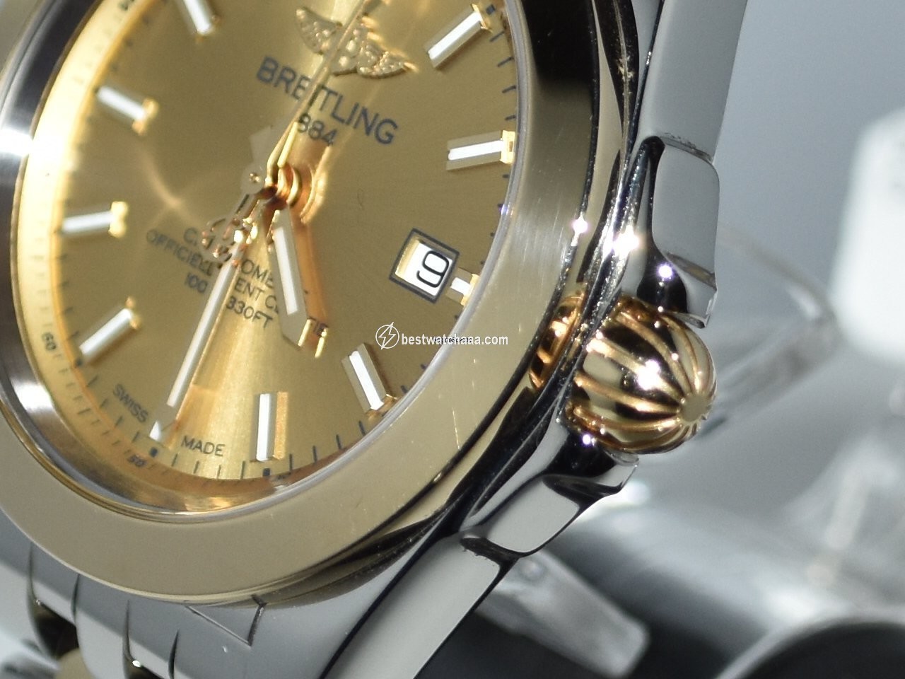 Breitling Galactic 32 Womens watch Quartz Gold Steel C71330121A1C1 - gallery