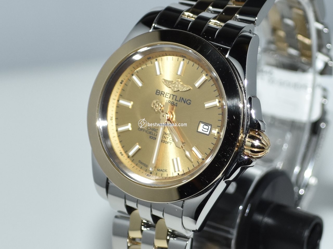 Breitling Galactic 32 Womens watch Quartz Gold Steel C71330121A1C1 - gallery