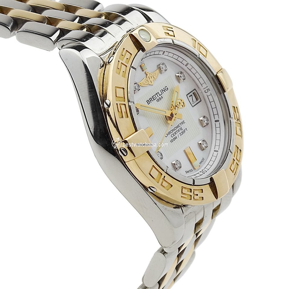 Breitling Galactic 32 Womens watch Quartz Gold Steel C71356L2 - gallery