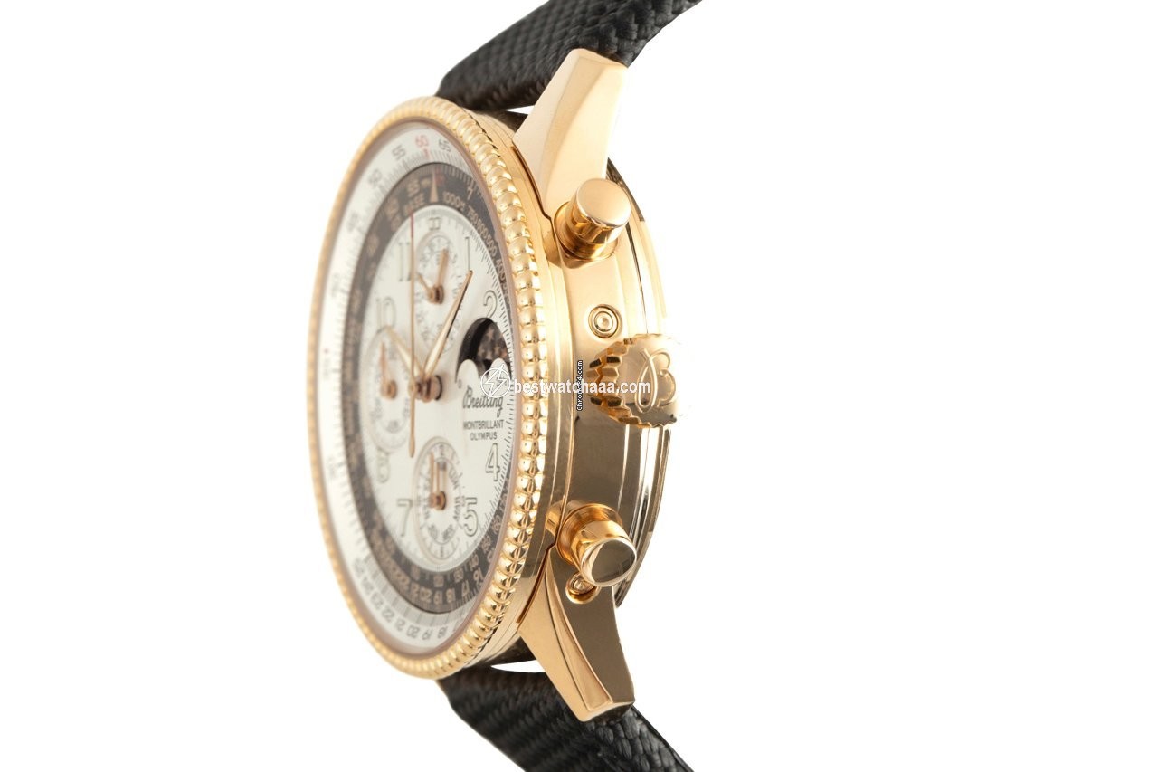 Breitling Montbrillant Olympus Mens watch Unisex Automatic Yellow gold H19350 - gallery