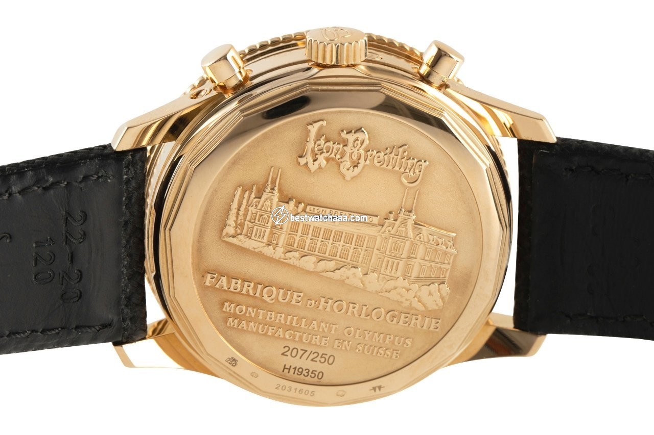 Breitling Montbrillant Olympus Mens watch Unisex Automatic Yellow gold H19350 - gallery