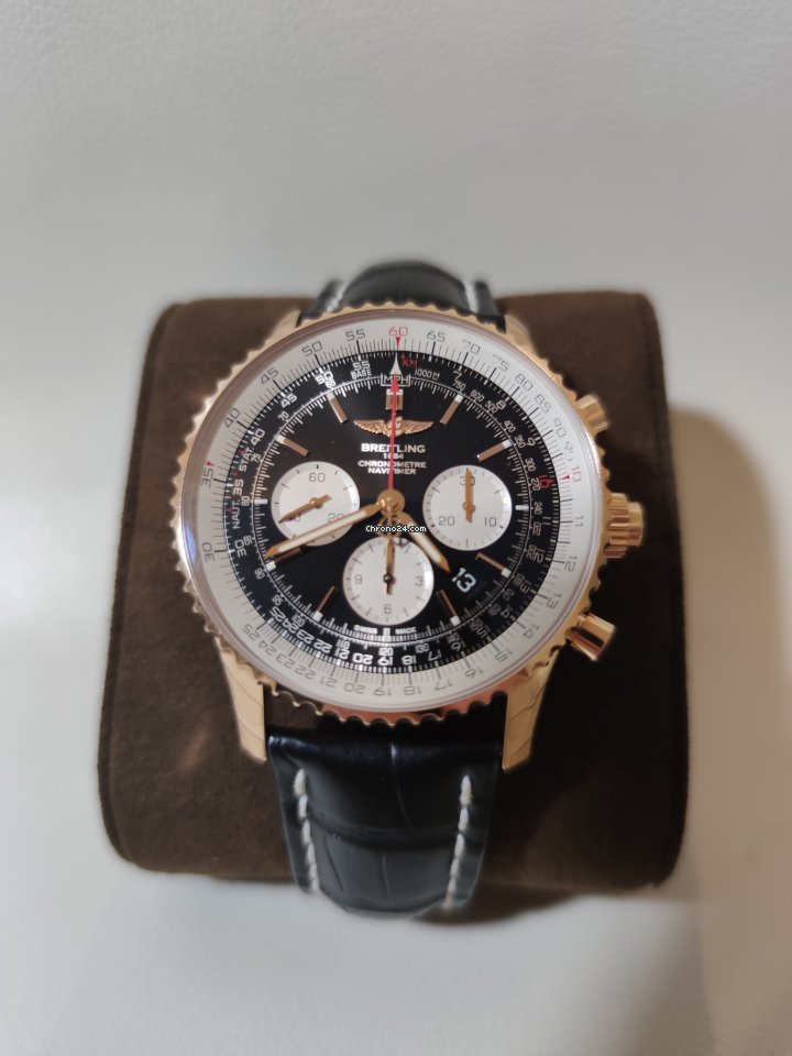 Breitling Navitimer Rattrapante Mens watch Unisex Automatic Rose gold RB031121 BG11 760P R20BA.1 - gallery