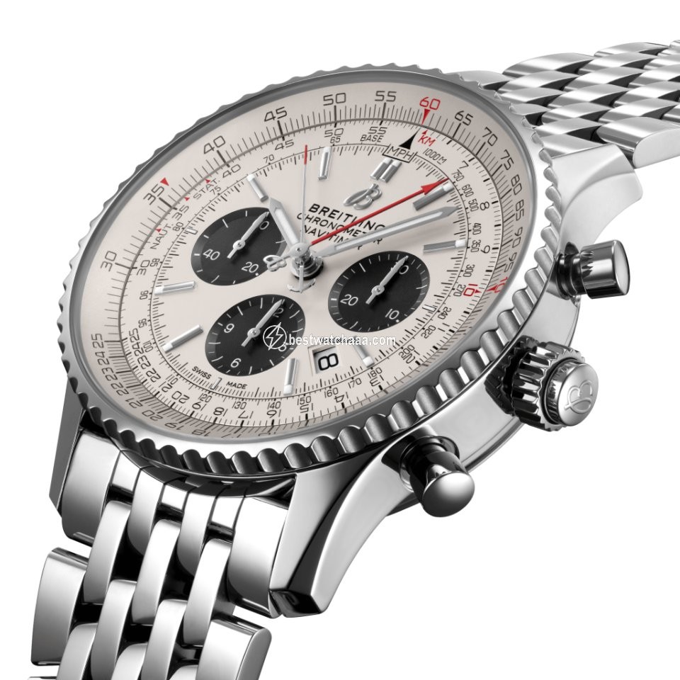 Breitling Navitimer Rattrapante Mens watch Unisex Automatic Steel AB0311211G1A1 - gallery