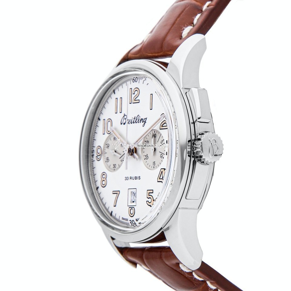 Breitling Transocean Chronograph 1915 Mens watch Unisex Manual winding Steel AB141112 G799 - gallery
