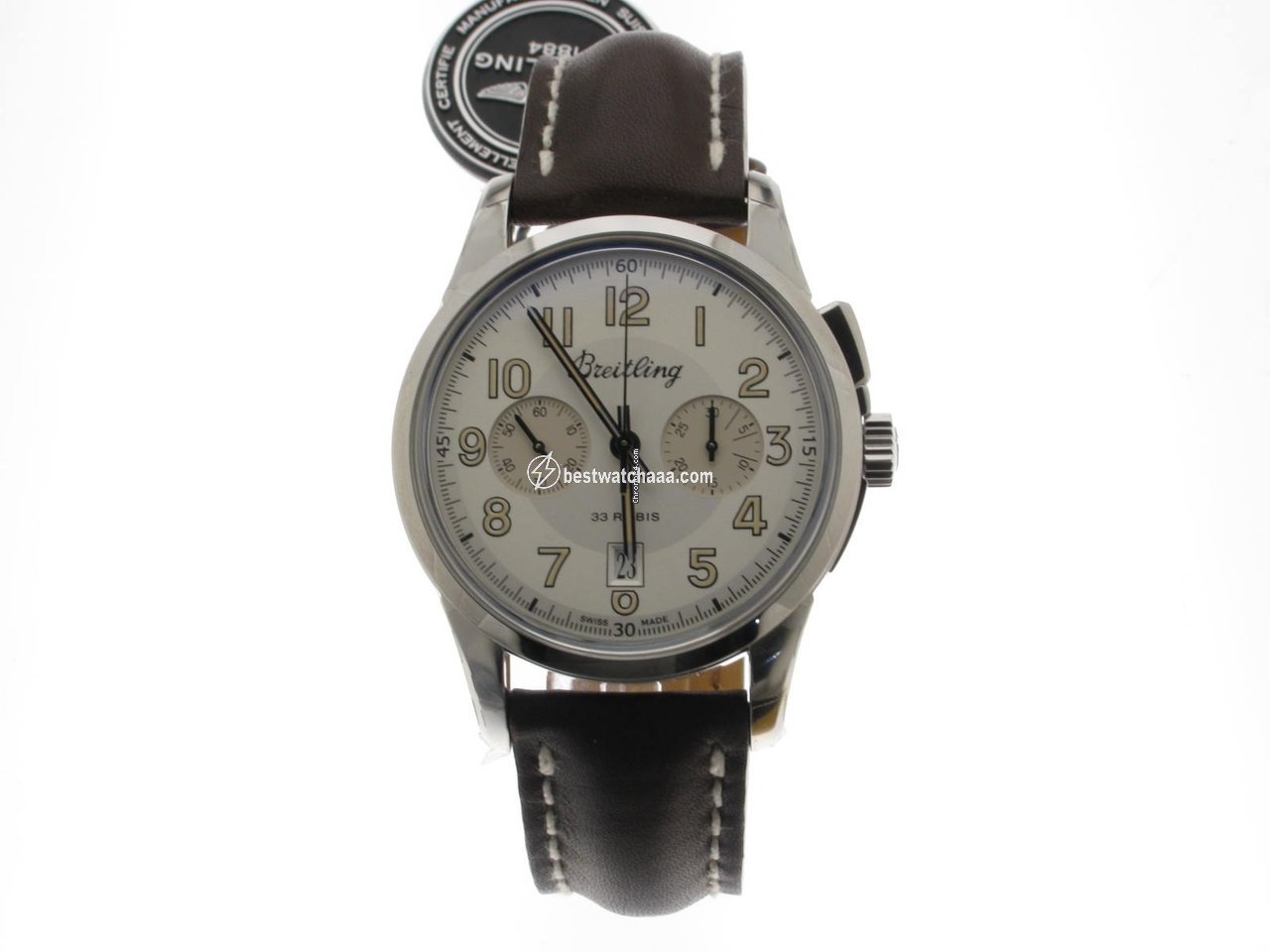 Breitling Transocean Chronograph 1915 Mens watch Unisex Automatic Steel AB141112 G799 437X
