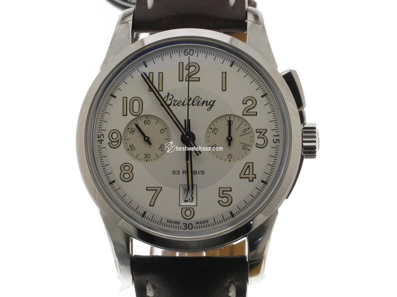Breitling Transocean Chronograph 1915 Mens watch Unisex Automatic Steel AB141112 G799 437X - gallery
