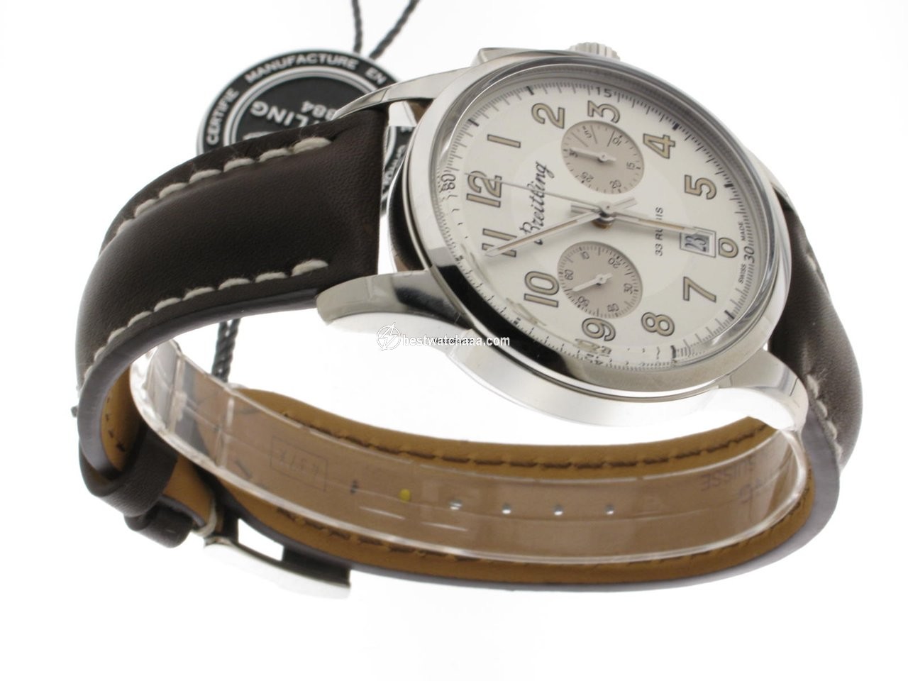 Breitling Transocean Chronograph 1915 Mens watch Unisex Automatic Steel AB141112 G799 437X - gallery