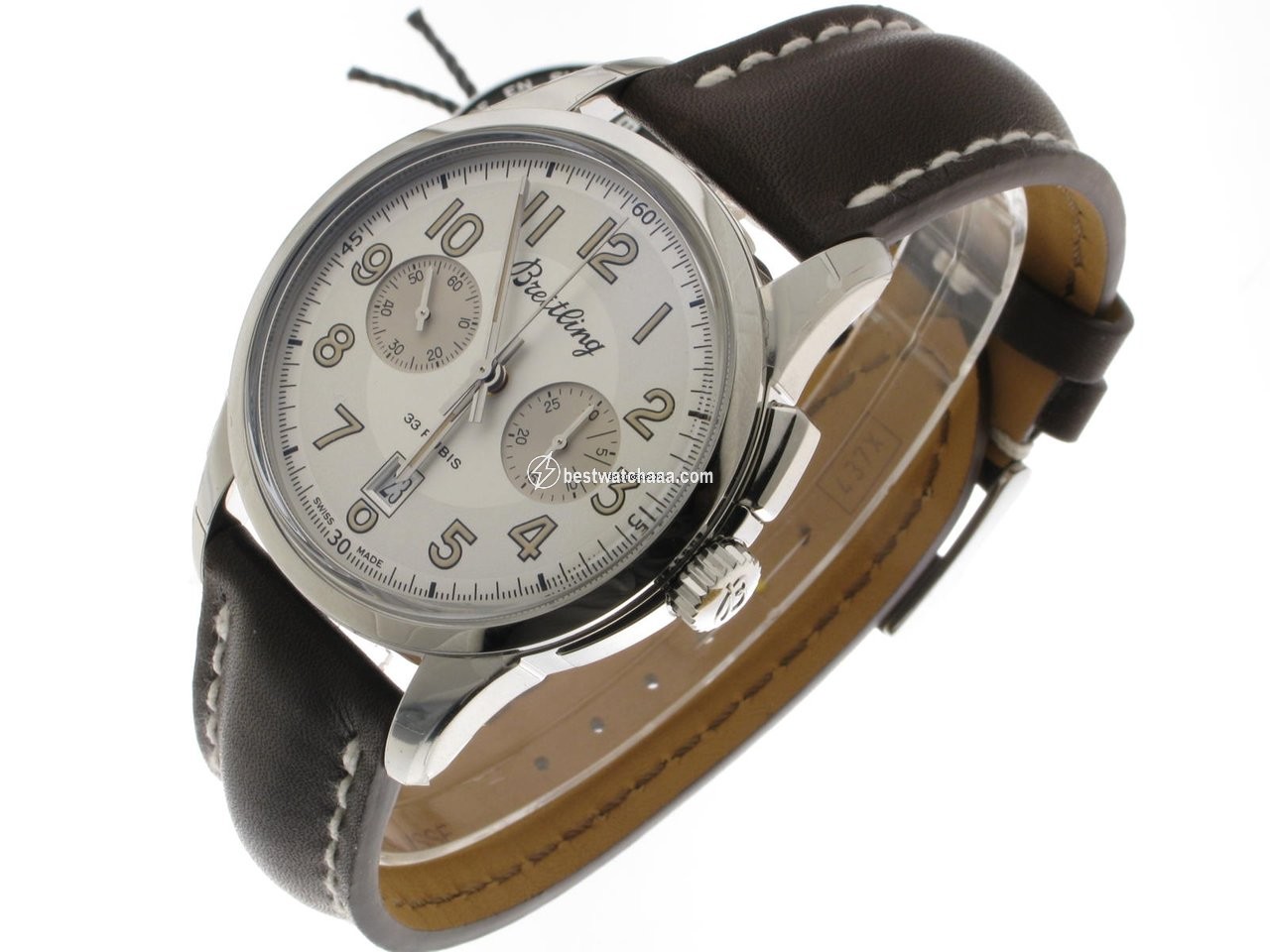 Breitling Transocean Chronograph 1915 Mens watch Unisex Automatic Steel AB141112 G799 437X - gallery