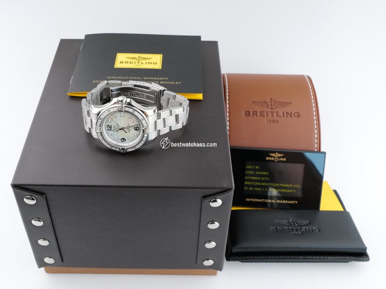 Breitling Colt 36 Womens watch Quartz Steel a7438953 a771 178a - gallery