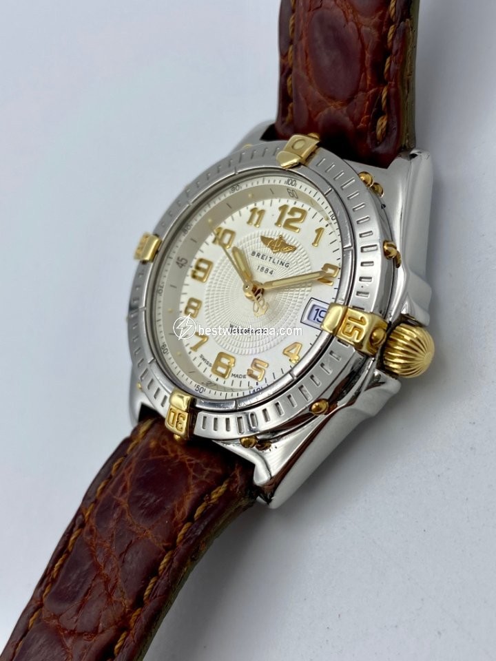 Breitling Wings Lady Womens watch Quartz Gold Steel B67050 - gallery