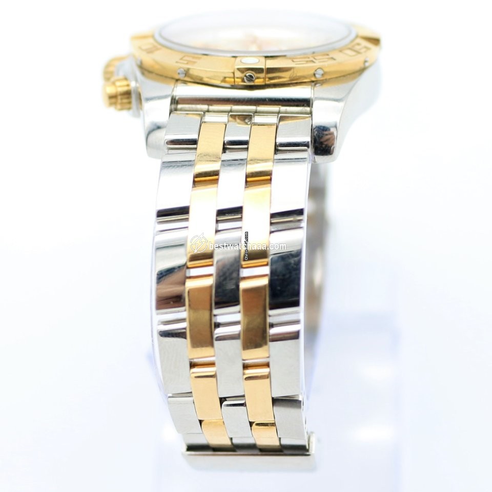 Breitling Chronomat 41 Mens watch Unisex Automatic Gold Steel CB014012 G713 378C - gallery