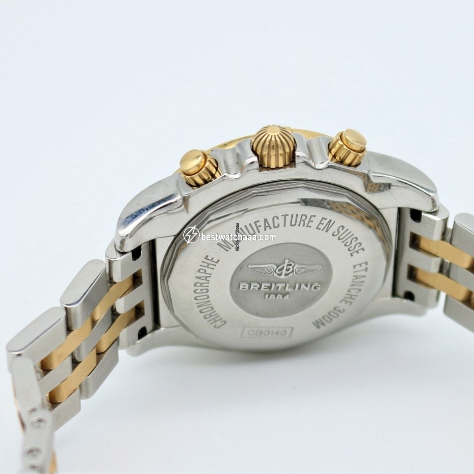 Breitling Chronomat 41 Mens watch Unisex Automatic Gold Steel CB014012 G713 378C - gallery