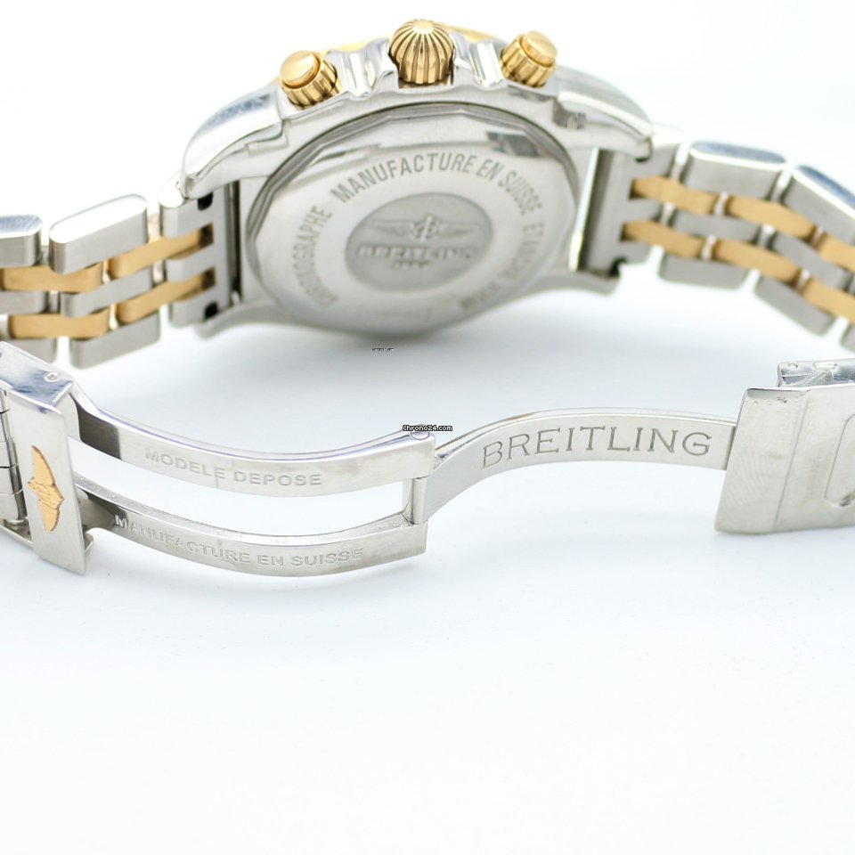 Breitling Chronomat 41 Mens watch Unisex Automatic Gold Steel CB014012 G713 378C - gallery