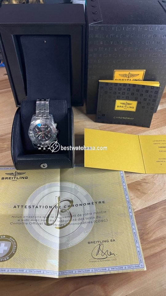Breitling Chronomat 41 Mens watch Unisex Automatic Steel AB014112 BB47 378A