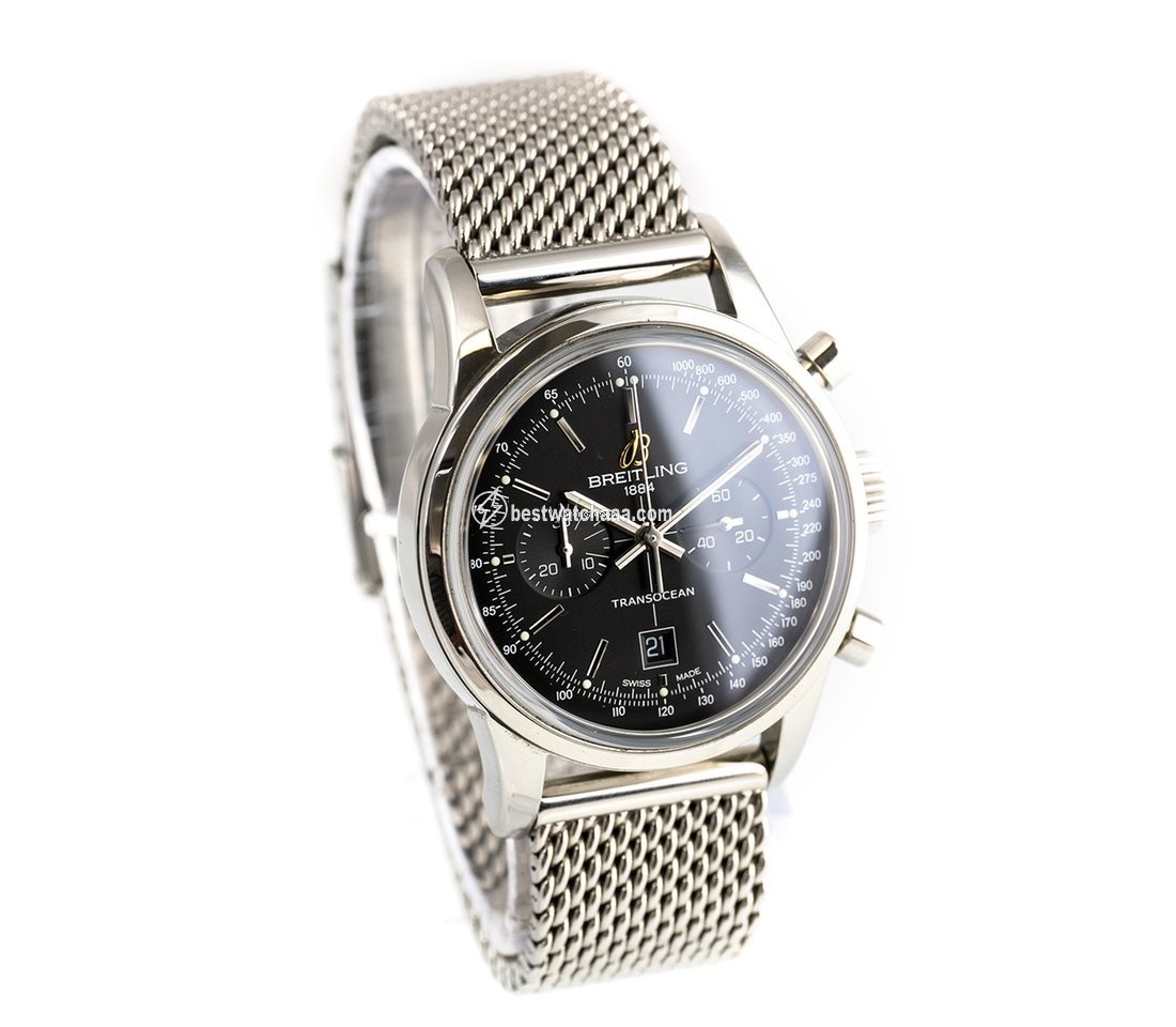 Breitling Transocean Chronograph 38 Mens watch Unisex Automatic Steel A4131012 BC06 - gallery