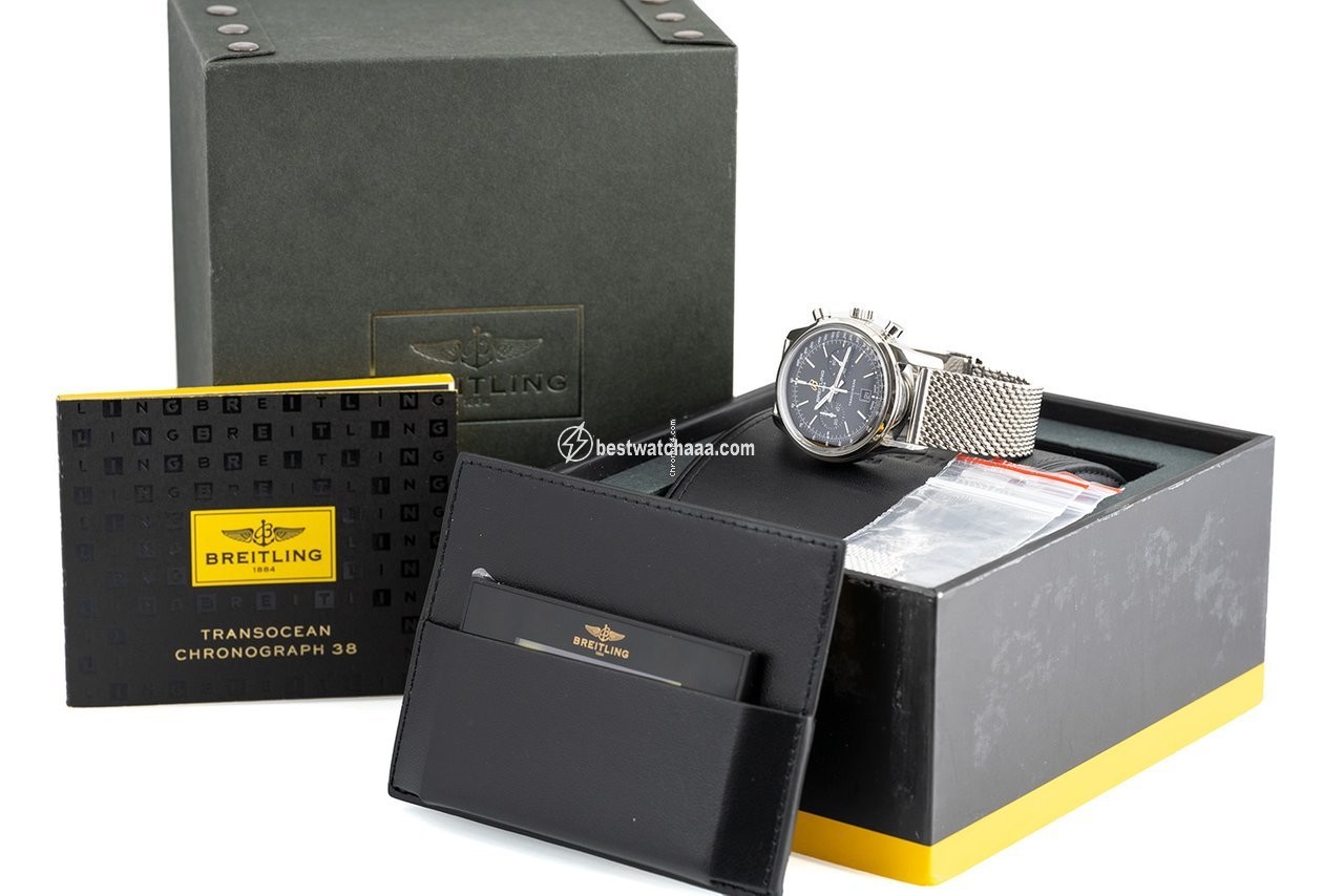 Breitling Transocean Chronograph 38 Mens watch Unisex Automatic Steel A4131012 BC06 - gallery