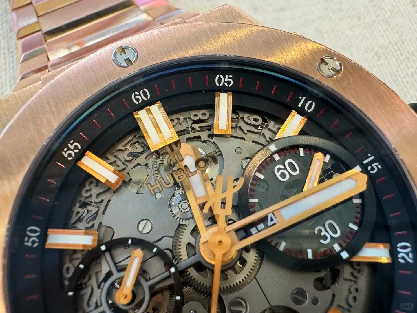 Hublot Big Bang Men Automatic Black 18ct Rose Gold Watch 451.OX.1180.OX - gallery