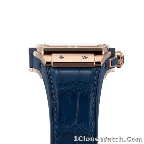 Hublot Spirit Of Big Bang Men Automatic Blue Alligator Watch 641.OX.7180.LR