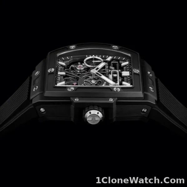 Hublot Spirit Of Big Bang Men Automatic Black Rubber Watch 614.CI.1170.RX