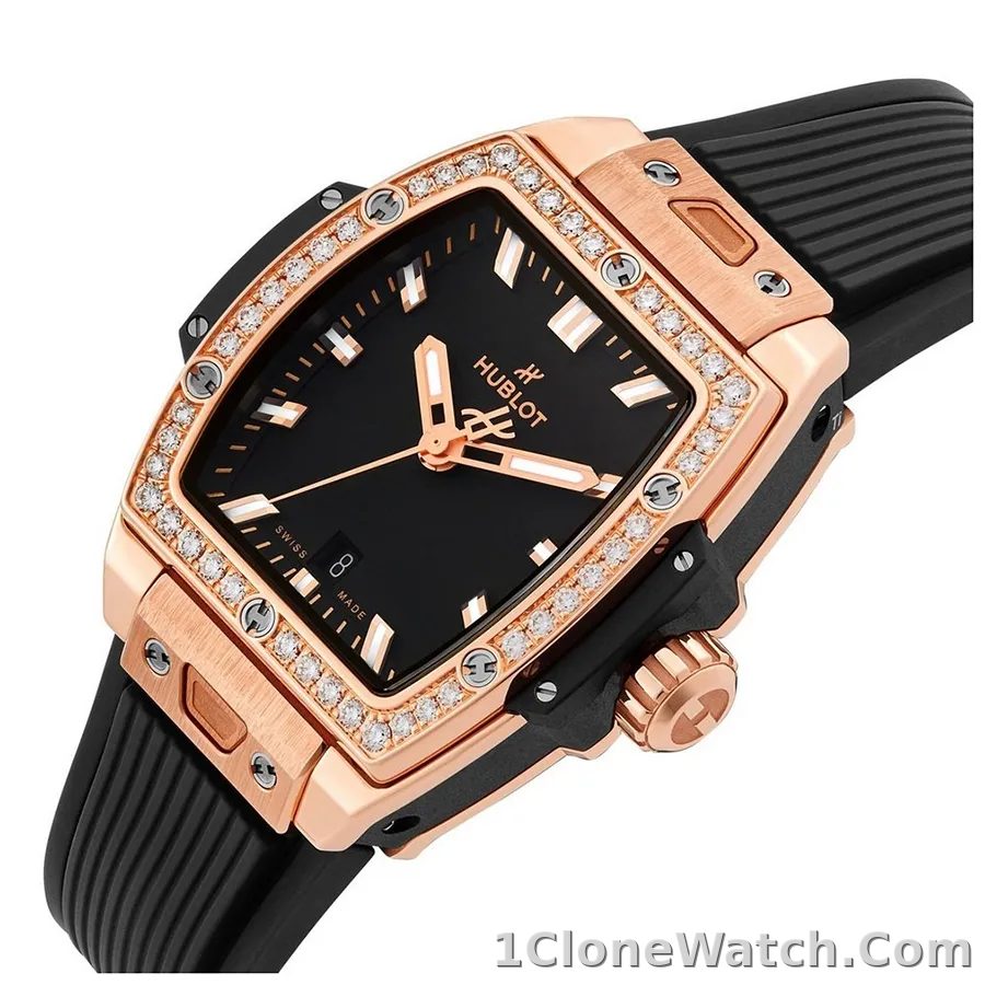 Hublot Spirit Of Big Bang Women Automatic Black Rubber Watch 665.OX.1180.RX.1204