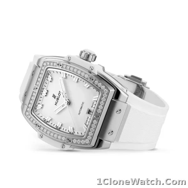 Hublot Spirit Of Big Bang Women Automatic White Rubber Watch 665.NE.2010.RW.1204