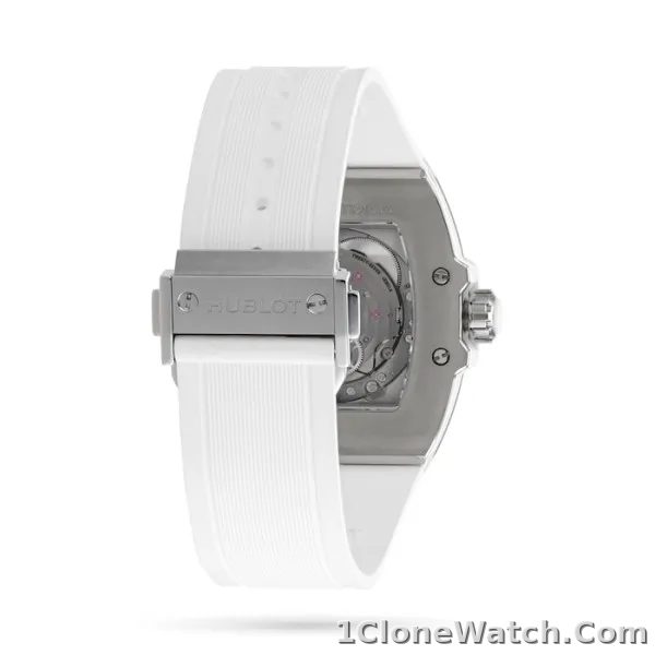 Hublot Spirit Of Big Bang Women Automatic White Rubber Watch 665.NE.2010.RW.1204