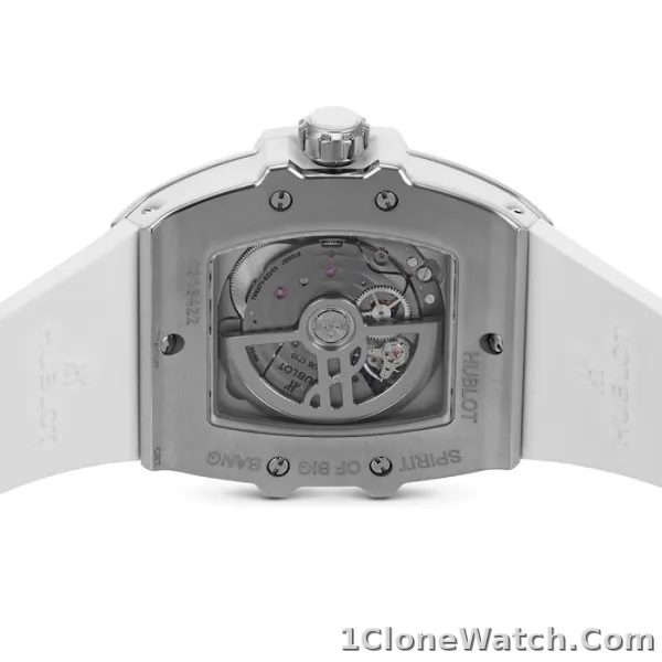 Hublot Spirit Of Big Bang Women Automatic White Rubber Watch 665.NE.2010.RW.1204