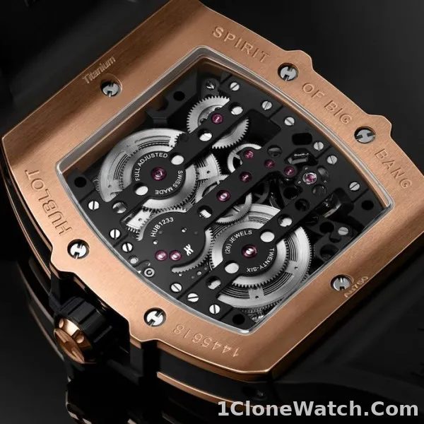 Hublot Spirit Of Big Bang Men Automatic Black Rubber Watch 614.OX.1180.RX