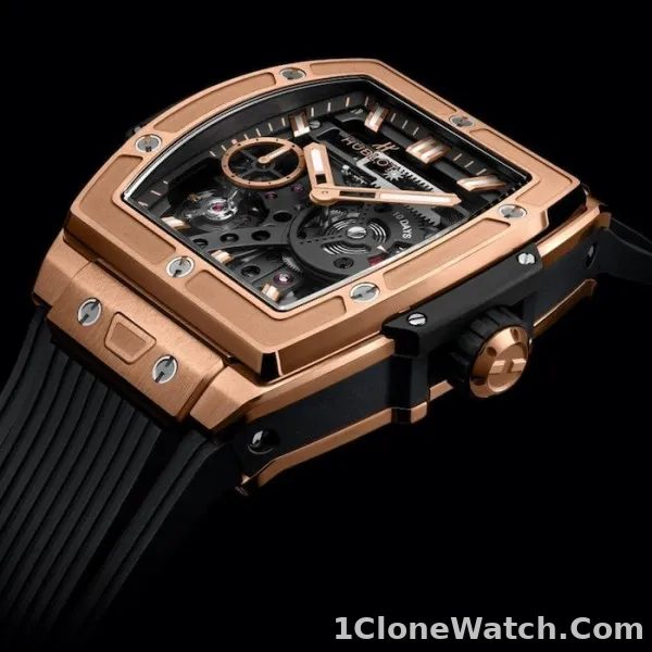 Hublot Spirit Of Big Bang Men Automatic Black Rubber Watch 614.OX.1180.RX