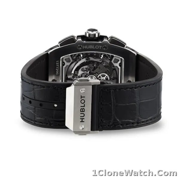 Hublot Spirit Of Big Bang Men Automatic Skeleton Leather Watch 601.NM.0173.LR