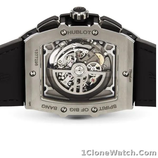 Hublot Spirit Of Big Bang Men Automatic Skeleton Leather Watch 601.NM.0173.LR