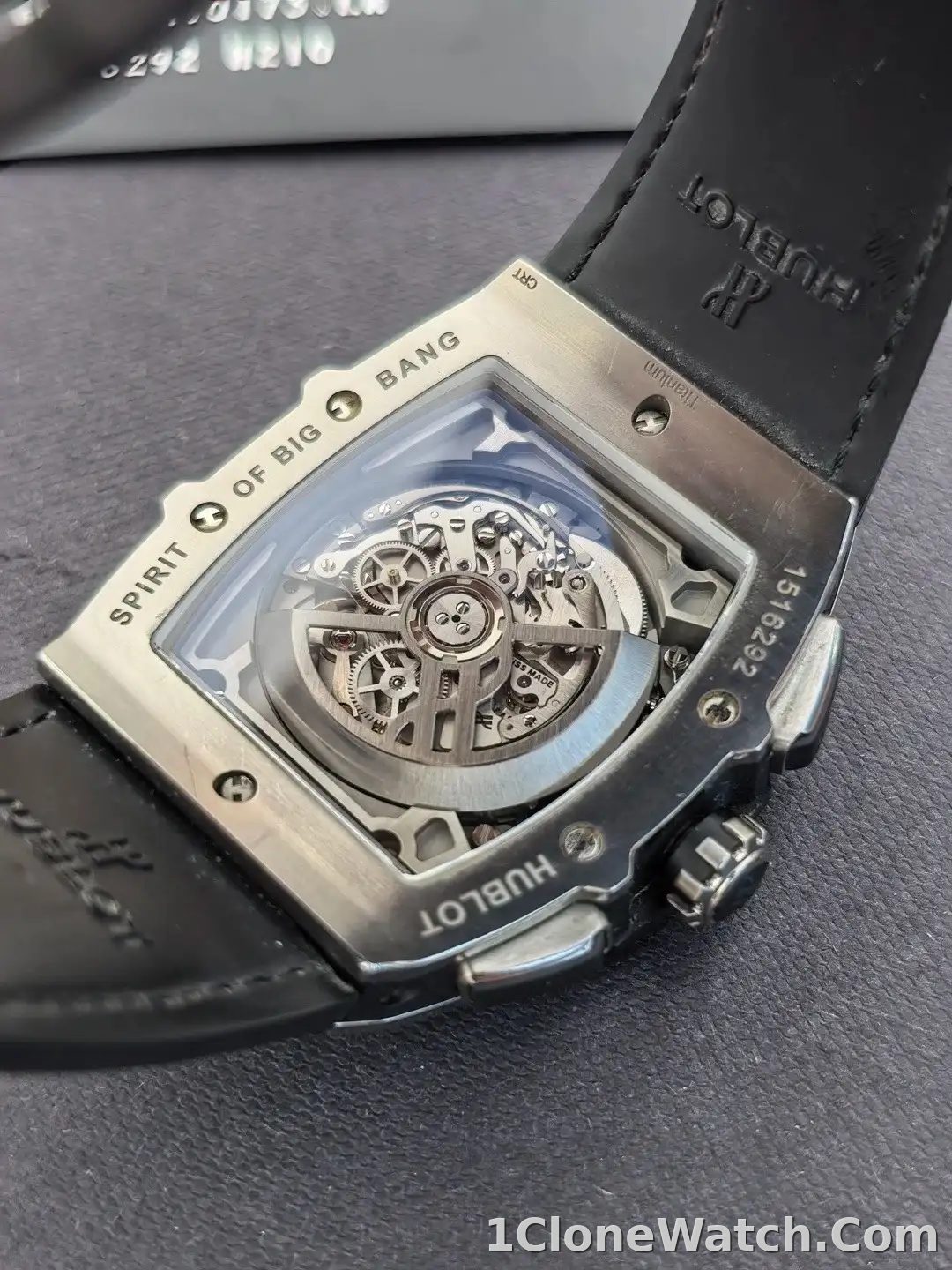 Hublot Spirit Of Big Bang Men Automatic Black Rubber Watch 601.NM.0173.RX