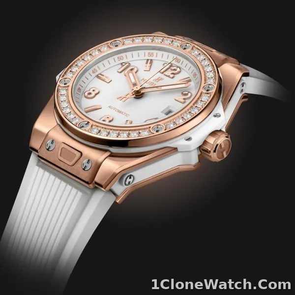 Hublot Big Bang Women Automatic White Rubber Watch 485.OE.2080.RW.1204