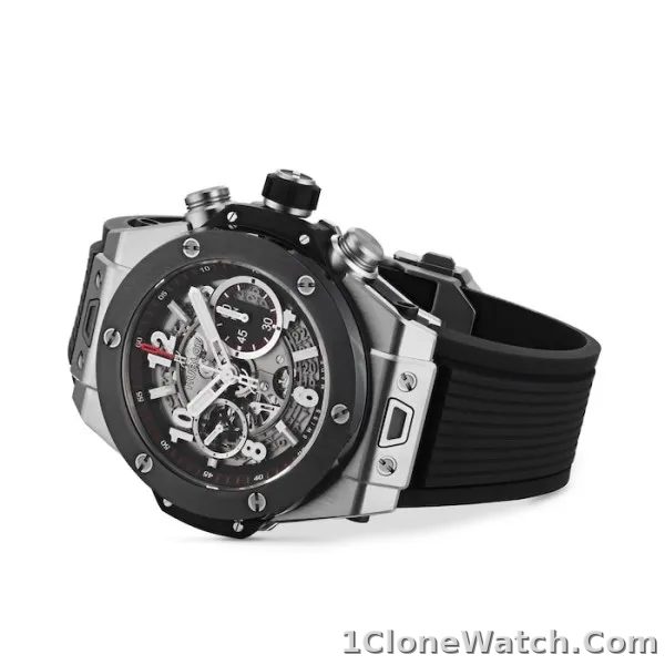 Hublot Big Bang Men Automatic Black Rubber Watch 411.NM.1170.RX