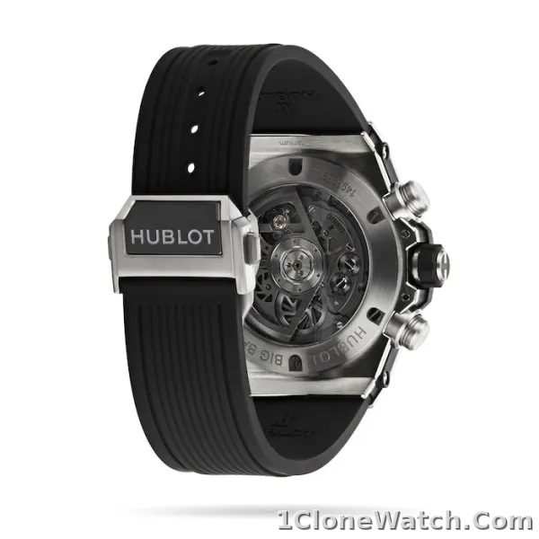 Hublot Big Bang Men Automatic Black Rubber Watch 411.NM.1170.RX