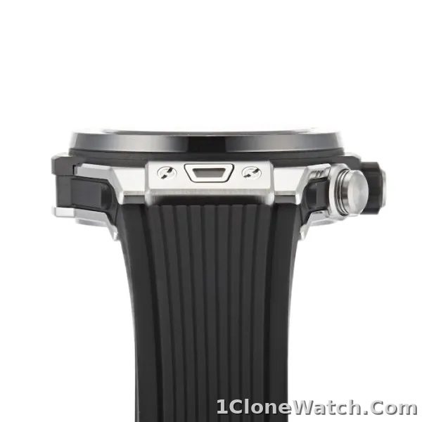 Hublot Big Bang Men Automatic Black Rubber Watch 411.NM.1170.RX