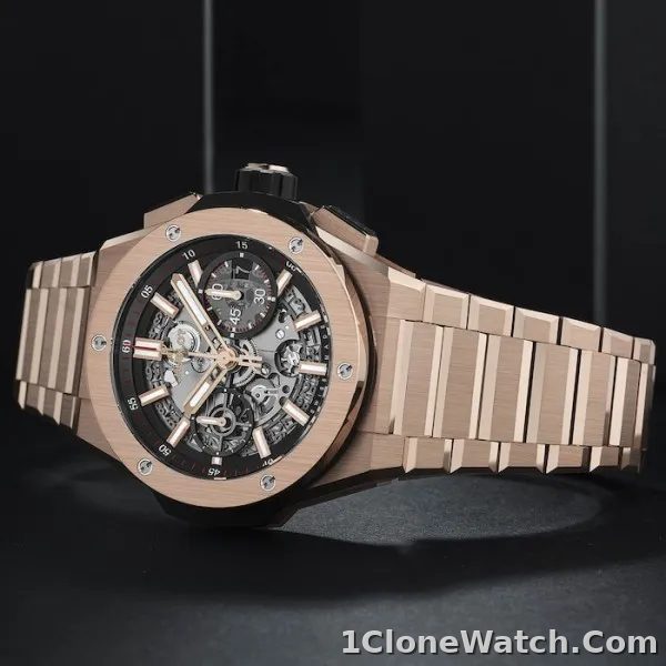 Hublot Big Bang Men Automatic Black 18ct Rose Gold Watch 451.OX.1180.OX