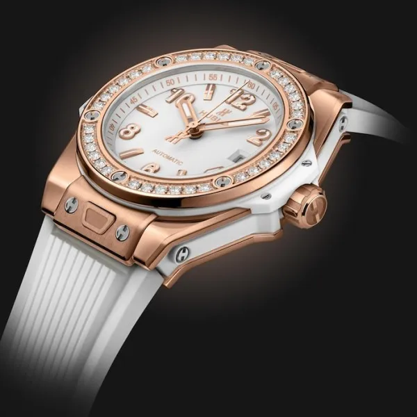 Hublot Big Bang Women Automatic White Rubber Watch 485.OE.2080.RW.1204 - gallery