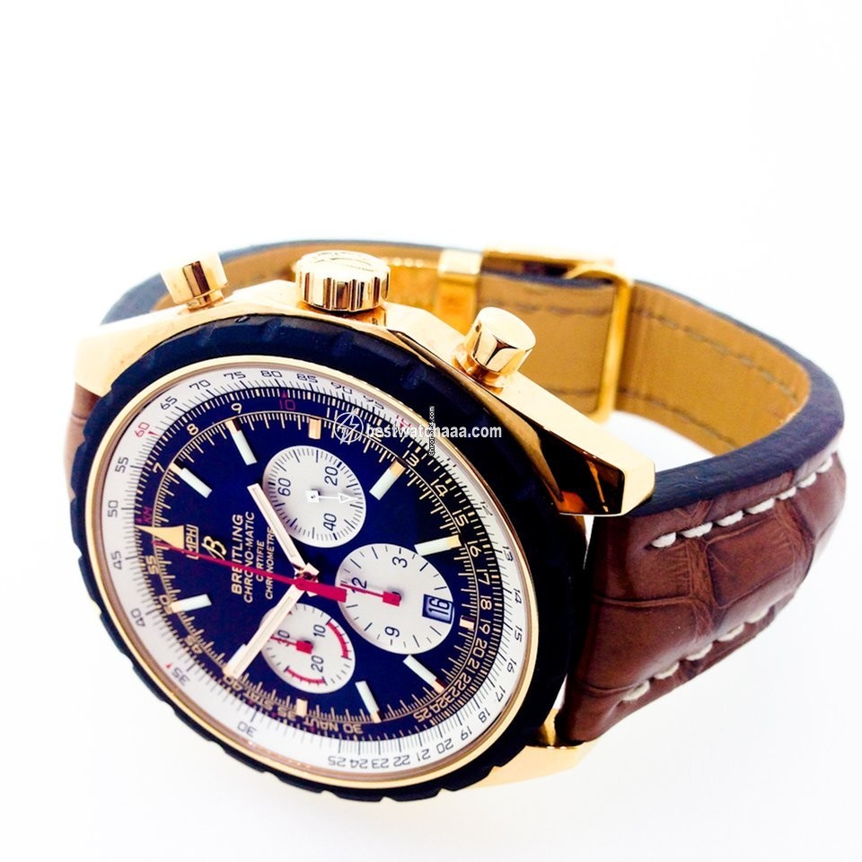 Breitling Chrono-Matic 49 Mens watch Unisex Automatic Red gold R1436002 B923 - gallery