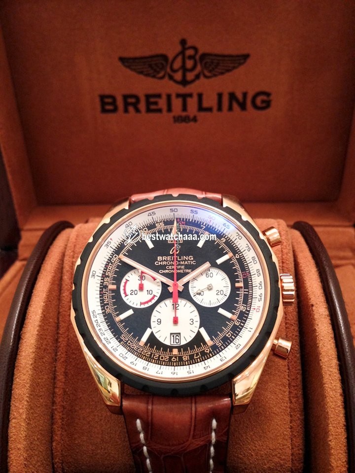 Breitling Chrono-Matic 49 Mens watch Unisex Automatic Red gold R1436002 B923 - gallery