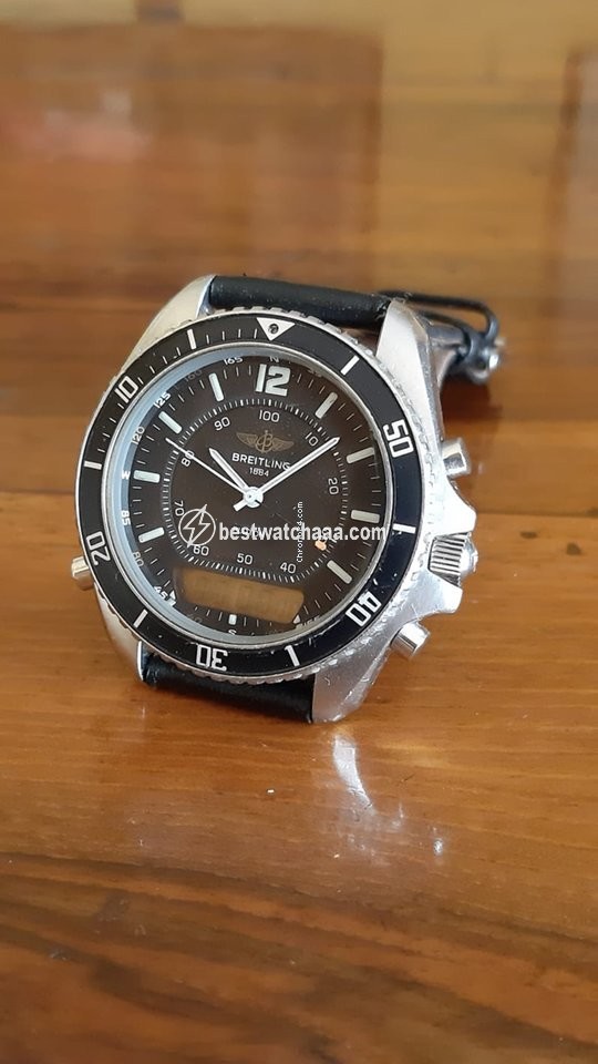 Breitling Pluton Mens watch Unisex Quartz Steel 80191