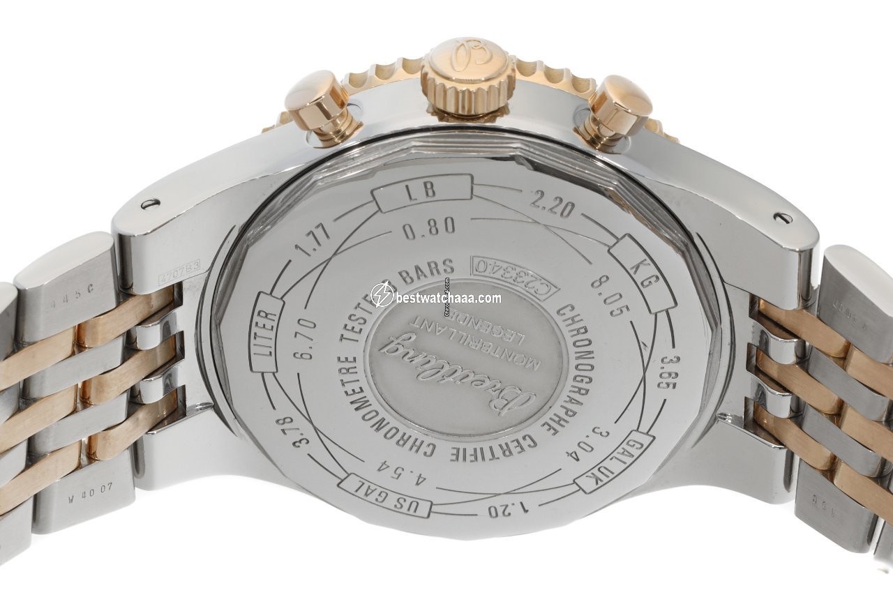 Breitling Montbrillant Legende Mens watch Unisex Automatic Gold Steel C23340 - gallery