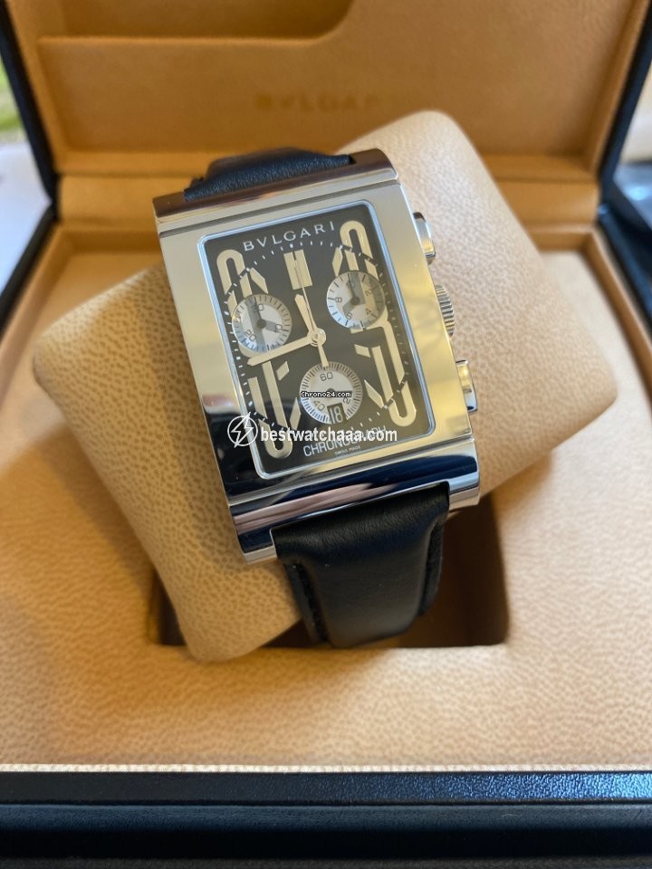 Bulgari Rettangolo Mens watch Unisex Quartz Steel RTC49BRSVD