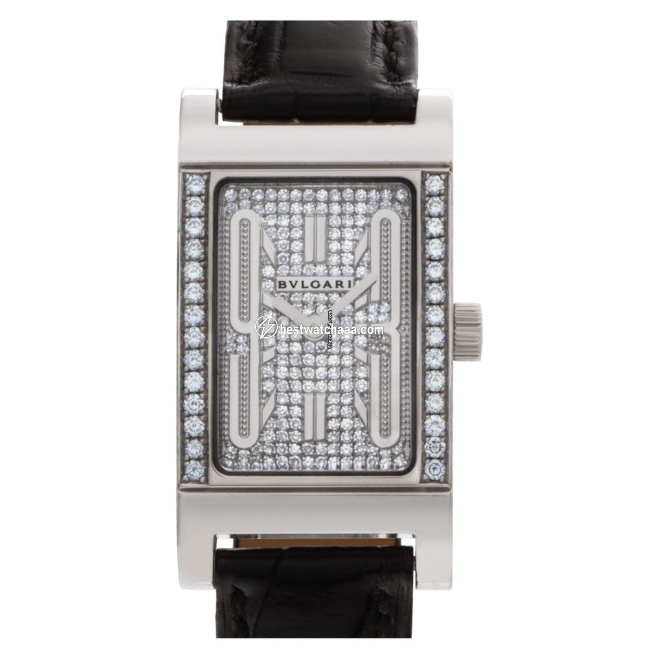 Bulgari Rettangolo Quartz White gold RT W39 G - gallery