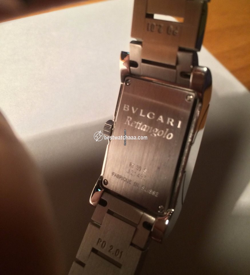 Bulgari Rettangolo Womens watch Quartz Steel RT 39s - gallery